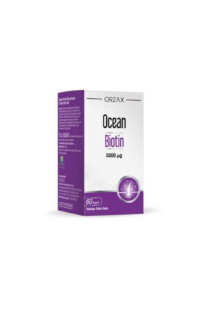 MNZ-Ocean Biotin 5000 مكغ 60 كبسولة - Ocean