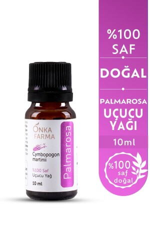 MNZ-Onka Farma 100٪ زيت بالمروسا الحر - 10 مل - Onkafarma