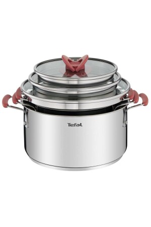 مجموعة أدوات الطبخ من الصلب من MNZ-Optispace - 6 قطع 05JB - TEFAL