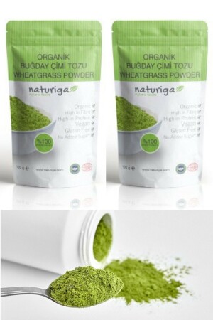 MNZ-Organic Wheatgrass Powder 2-pack 0273 - Naturiga