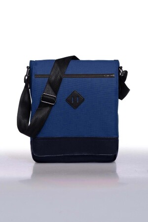 MNZ-Orjın Unisex 11 عمودي البريدة رجل الصفوف كيس كتف - البحرية الأزرق BCPOS5003 - Bagorama