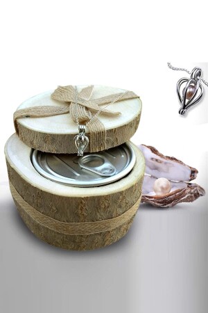 MNZ-Oyster Pearl Necklace Perl Birthday Gift لعشيقك المجوهرات من Oyster BNDİNCİKOLYE001 - Bundeba