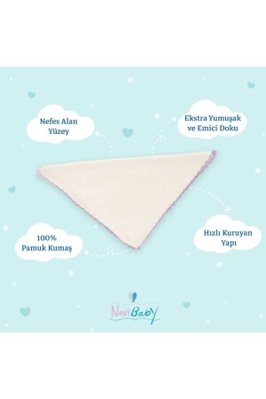 MNZ-Pack of 20 Baby Mouth Wipes أبيض - غسول مسح الفم مسح الفم القطن 17x17cm NVBBAM - Novibaby
