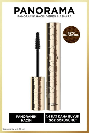 MNZ-Panorama المجمعة ماسكارا مظلمة بني - L'oreal Paris