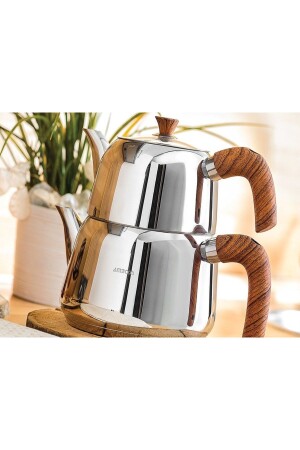 MNZ-Pearl Pearl متوسط الحجم وعاء خشبية المقبض PRL-4684 - Amboss