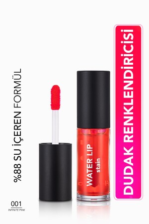 MNZ-Permanent Matte Lip Tint (PINK) - حطام الشفاه المائية - 001 اللون الوردي اللون المحدود - 8682536042161 - Flormar