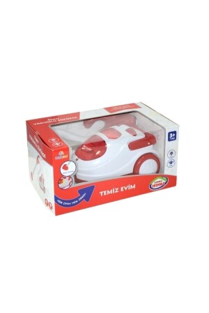 MNZ-Pink بطارية كبيرة الحجم تعمل على ألعاب تنظيف الفراغ الوردي 35 سم 9601 - Can Ali Toys