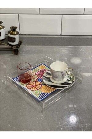 MNZ-Plexiglass تقديم الديكورية الصندوق شفاف 20x20cm بدون يد20x20 - BaltaciStore