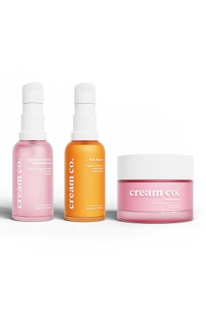 MNZ-Plumping Revitalizing Anti-Bleach تجديد الرطوبة الإضاءة مجموعة رعاية - Cream Co.