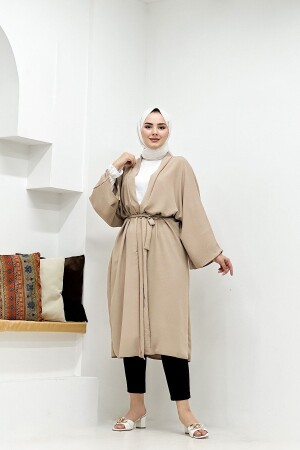 MNZ-Plus الحجم حزام طائرة طويلا كيمونو - Cng Moda