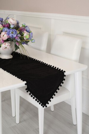 MNZ-Pompom Runner 90x30-r-20k - Aisha's Design