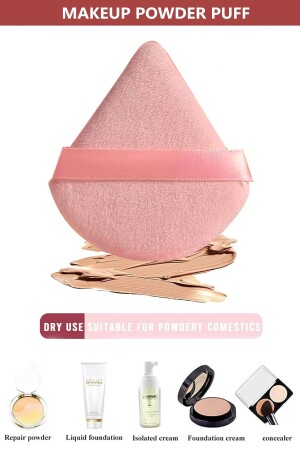 مؤسسة MNZ-Powder BB كريم قابل للغسل الوردي أداة تطبيق Puff إسفنج - H&E Luxury Design