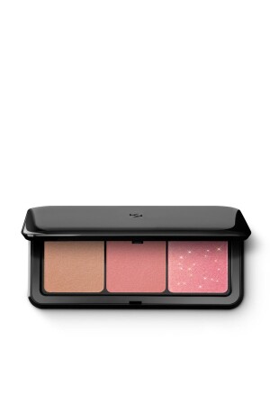 MNZ-Powder Blush - متعددة الانتهاءات Trio Blush & Bronzer Palette 02 - ماويف - Kiko