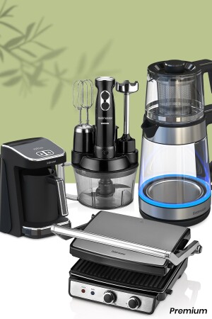 MNZ-Premium Inox 24 قطعة حزمة زفاف إلكترونية مزيانة مطبخ كهربائي المعدات المعدنية المعدة BY5715 - GoldMaster