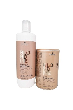 MNZ-Premium Lift+9 إضاءة 450 G + أكسيد 12% 40 حجم 1000 ملي - Blondme