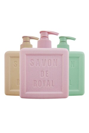 MNZ-Provence مرطبة الفخام الفجينة السائل الصابون مخليط حزمة 3 × 500 مل 9019112905003 - Savon de Royal