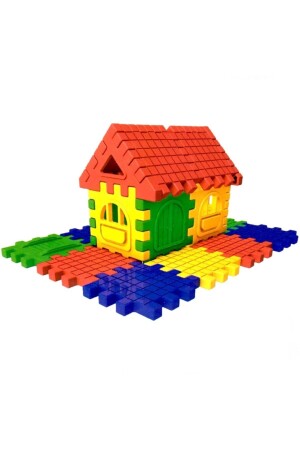 MNZ-Puzzle City 3d مبنى وتصميم الكتل 64 قطعة ASLN6148 - DEDE