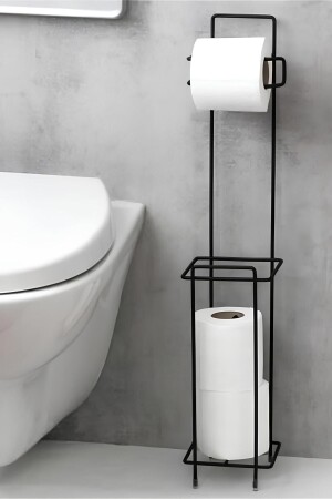 MNZ-Quality Black Replacement WC حمام حمام حمام الحمام حامل ورق الحمام مربع حامل ورق RENKBANYO250 - RENK
