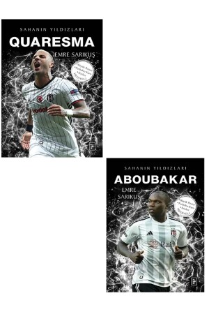 MNZ-QUARESMA - أبوباكار نجوم الميدان (البطاقة الكبيرة للاعب كرة القدم مع هدية) 2 كتب - Parodi Yayınları