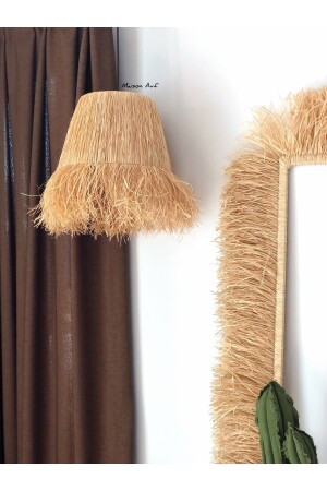 MNZ-Raffia Wicker بوهيميان شاندليير M035 - Maison Avf