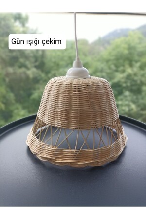 MNZ-Rattan Chandelier Wicker خيط البامبو AVZ0001 - ARCE YAŞAM