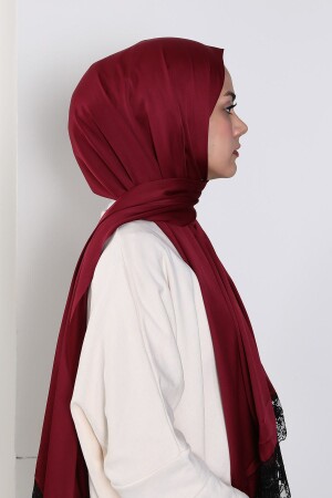 MNZ-Rayon Shawl كلاريت الأحمر - الأسود - Zenipek