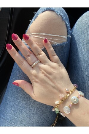حلقة مادة MNZ-Real Pearl Elastic - Forlana Aksesuar