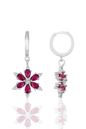 MNZ-Red Ruby Drop Stone لوتوس كاميليا أرنب الزهرة S-A-010 - Bilsen Store