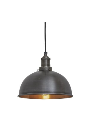 MNZ-Retro Black Inside Gold واحد المعدن مصباح معلق الشنابل قطر: 30 سم RIO00013665 - RİOLİGHT