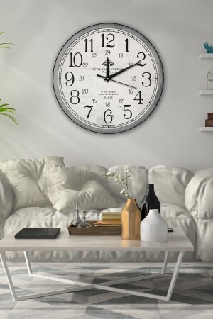 MNZ-Retro Design ساعة الجدار 45x45cm MBOLDDSX45-0721 - modabilge