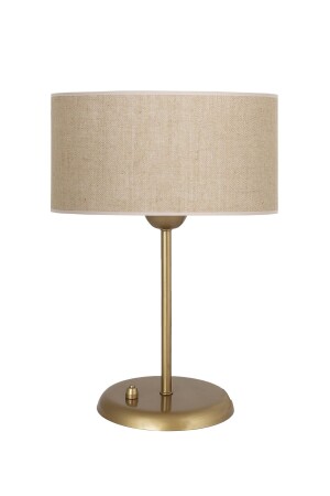 MNZ-Rione Static Antique Matte Gold Metal Lampshade مع مفتاح تشغيل / إيقاف - تأثير الخرق RIONEABJ02 - Foggia
