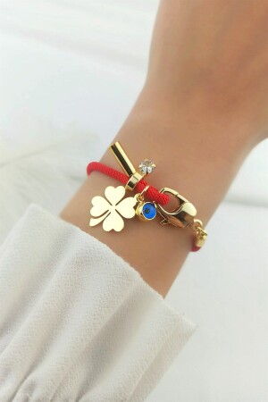مقعد من الخيط من النخيل (MNZ-Rope Clover Bracelet) - Çlk Accessories