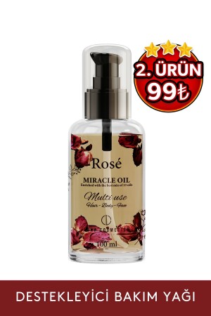 زيت MNZ-Rose Multi Oil - معجزة استخراج الورد مرطبة ، مضادة للزلام ، زيت الجسم المشرق RMO. - Lona Cosmetics
