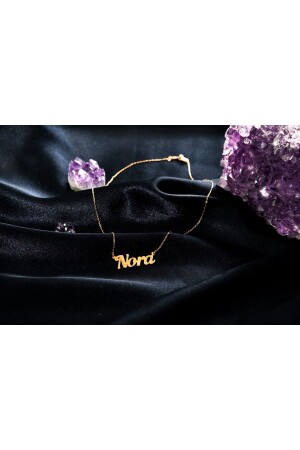 MNZ-Rose Silver Name Necklace - Necklace Silver Named - Necklace Silver - Necklace Silver - Necklace Women - Necklace Düzisimkolye01 - نعلة فض - Jewelrydiary