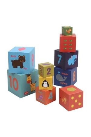(MNZ-Rossie Tower Game) - 10 قطع مضخة تعليميًا 95 سم MP28725 - Tanny