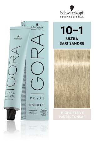 MNZ-Royal Highlifts Tones Pastel 10-1 الوجراء الصفراء - رداء شعر الساندري 60 مل - Igora