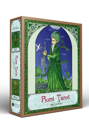 MNZ-Rumi طاروت مجموعة 78 بطاقة و دليل 2021 الطبعة العالمية الأصلية الحدود البيضاء - Ekorp Kitap