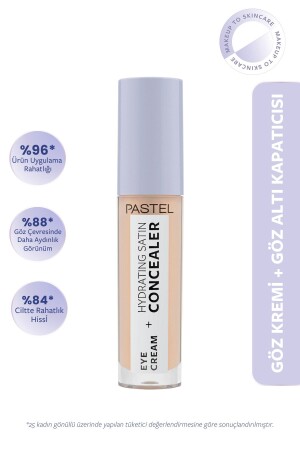 كريم عيون MNZ-Satin Concealer - كريم عيون تحت عيون الكريم 61 فانيلا - Pastel