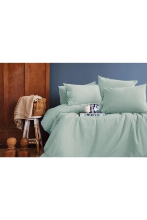 MNZ-Savanna Mint 100% القطن البوبلين غطاء مزدوج غطاء مجموعة 04BSR 05182 - İssimo Home