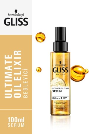 MNZ-Schwarzkopf Gliss دواء الدهون النهائية للاعتناء 100 مل - Gliss