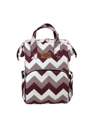 MNZ-Seal Bukle Caring Baby Hand and Backpack بورجندي زيغزاج زجاجة تغذية مع ترموس 1 سنة ضمان إزالة المياه - Elite