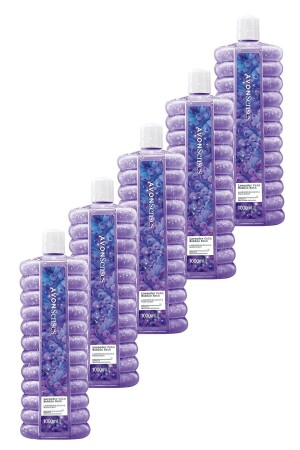 (MNZ-Senses) (اللافندر الهادئ (اللافندر) الرائحة حمام الفقاعة 1 حزمة من خمسة (سامبان0003-5) - Avon