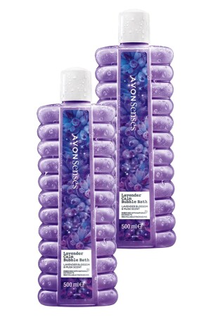 MNZ-Senses لافندرا هادئة لافندرا رائحة حمام فقاعة 500 ملي ملي مجموعة من اثنين - Avon