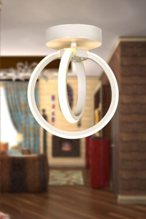 MNZ-Sezen LED سقف تركيب واحد شمعة أبيض - Begüsa