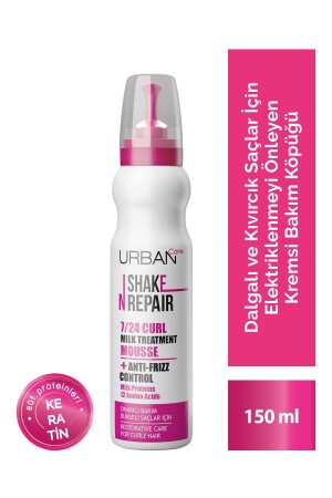MNZ-Shake N Repair 24/7 رغوة رعاية إصلاح للشعر المكرر - 150 مل - Urban Care
