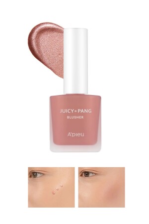 MNZ-Shimmering Dusty Rose Liquid Blush بريقة Apieu عصري Pang Blusher غبار الوردة (SPK01) - Missha
