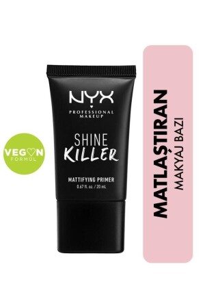 مادة مكنسة منقلبة من قِبل (MNZ-Shine Killer Primer) - قاعدة تجميل - Nyx Professional Makeup