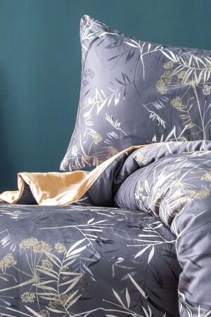 MNZ-Shiro Satin Duvet Cover Set مجموعة عائلية - İssimo Home