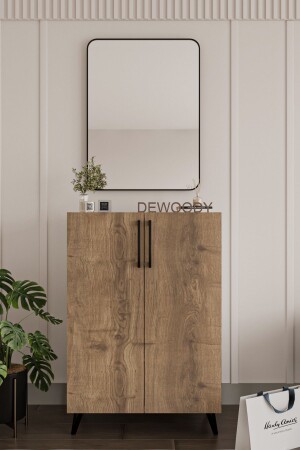 مقعد أحذية MNZ-Shoe Rack المخبأ متعددة الأغراض مع 4 أقسام مقعد مقعد أحذية - Dewoody