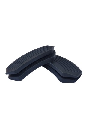 MNZ-Silicone Pot Pan Holder مضاد للنيران مجموعة من الجهاز غير العصبي 9x4 سم انتراكيت (1 مجموعة تتكون من 2 قطع) - Genel Markalar